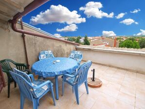 Two bedroom apartment with terrace Valbandon, Fažana A-19685-c