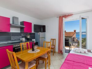 One bedroom apartment with balcony and sea view Lokva Rogoznica, Omiš A-24321-c