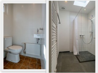 Toilette und Badezimmer