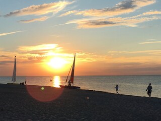 Abendstimmung am Sandstrand