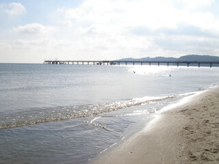 Der Strand vor unserer Villa