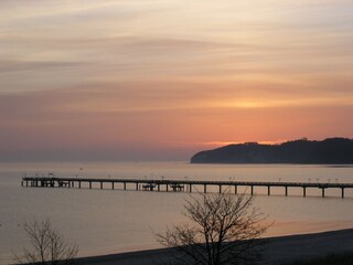 Sonnenaufgang an der Seebrücke