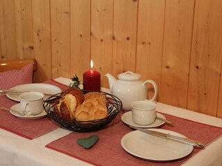 Brötchenservice inclusive!