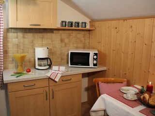 Separate, kleine Küche