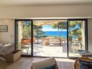 Blick aus dem Wohnzimmer
