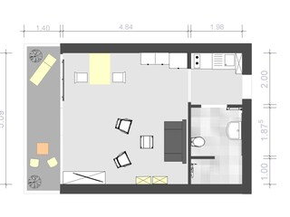 Apartamento Scharbeutz Plano de planta 19