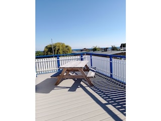 Dachterrasse mit Blick auf die Ostsee