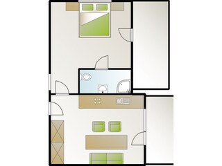 Appartamento per vacanze Riezlern Pianta del piano 32