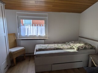 Schlafzimmer 2 auf Parterre