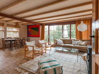 Das stilvoll eingerichtete Wohnzimmer