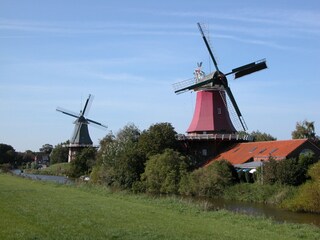 Zwillingsmühlen von Greettsiel