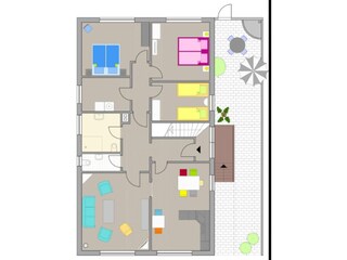 Ferienwohnung Greetsiel Grundriss 28