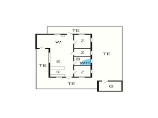 Casa de vacaciones Aalbæk Plano de planta 5