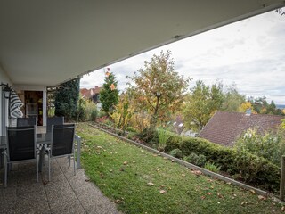 Gartensitzplatz, Sicht nach Südosten