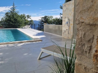 Pool Außendusche