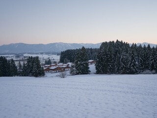 Feriendorf im Winter