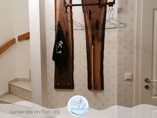 Ferienhaus Teich und meehr - Garderobe EG