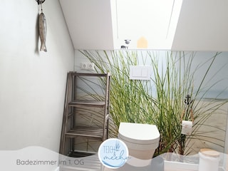 Ferienhaus Teich und meehr - Badezimmer