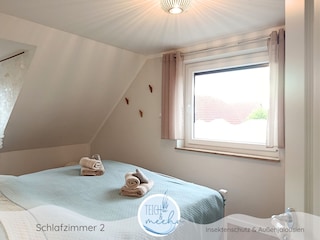 Ferienhaus Teich und meehr - Schlafzimmer 2