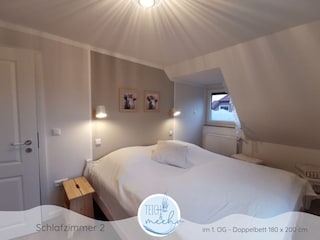 Ferienhaus Teich und meehr - Schlafzimmer 2