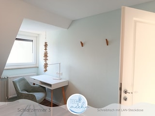Ferienhaus Teich und meehr - Schlafzimmer 3