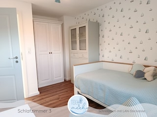 Ferienhaus Teich und meehr - Schlafzimmer 3