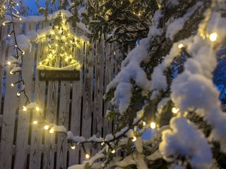 Eingang im Winter