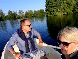 mit dem Boot zum Dinner