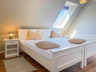 Schlafzimmer mit Einzelbetten