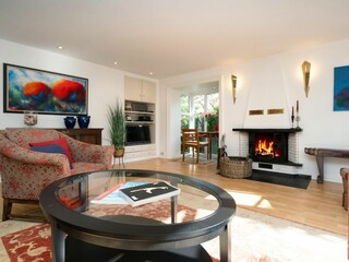 Wohnzimmer inkl. Kamin