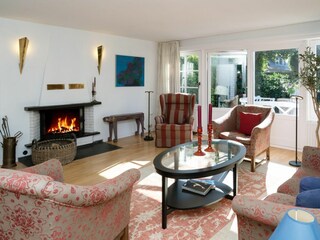 Wohnzimmer inkl. Kamin