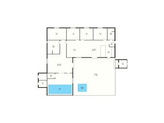 Vakantiehuis Ebeltoft Grondplan 26