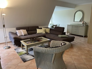 Couch mit Möglichkeit der Aufbettung