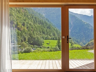 Blick aus dem Wohnzimmer