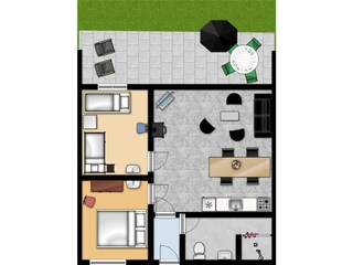 Maison de vacances Callantsoog Plan d'étage 19