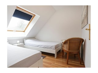 Papillon Whg. 9/7, Silbermöwe - Blick in das Schlafzimmer (unten)