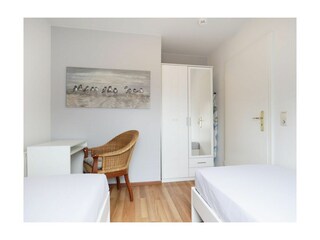 Papillon Whg. 9/7, Silbermöwe - Blick in das Schlafzimmer (unten)