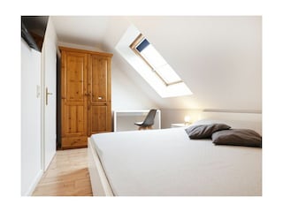 Papillon Whg. 9/7, Silbermöwe - Blick in das Schlafzimmer (oben rechts) 3.TV