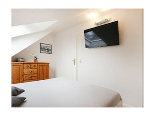 Papillon Whg. 9/7, Silbermöwe - Blick in das Schlafzimmer (oben links) 2.TV