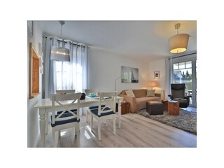 Ostseegarten - Blick auf den offenen Wohn-/ Essbereich