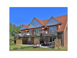 Ostseegarten - Blick auf das Appartementhaus