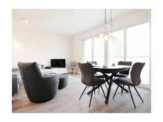 Weiße Villen Whg. 03 - Blick auf den Wohn-/ Essbereich