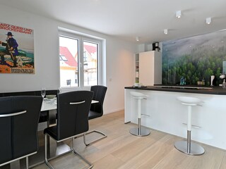 Wohn- Essbereich mit offener Küche