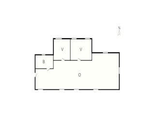 Vakantiehuis Svaneke Grondplan 21