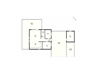 Vakantiehuis Hyldtofte Grondplan 23