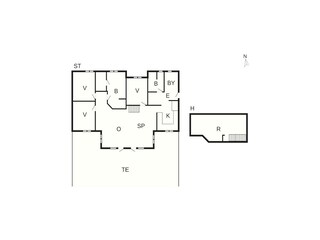 Vakantiehuis Næsby Strand (Lolland) Grondplan 14