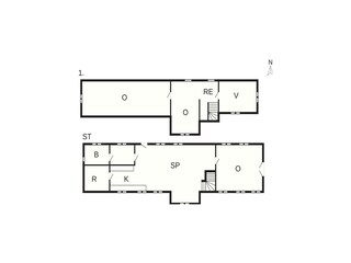 Vakantiehuis Hasle Grondplan 20