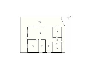 Vakantiehuis Kramnitse Grondplan 19