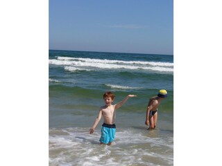 Baltic sea's flat coast - ideal for children!