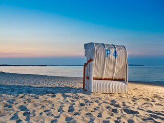 Own beach chair directly opposite the sea!